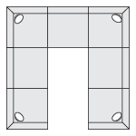 Sectional Large U Shape